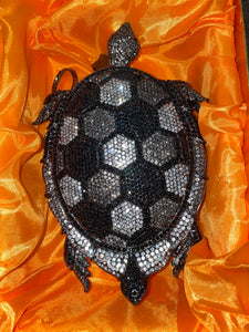 Turtle Crystal Clutch