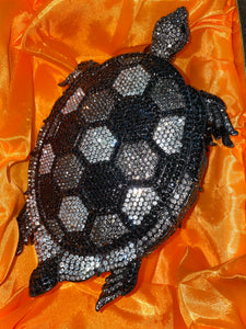 Turtle Crystal Clutch